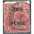 Australia 1930 SG119 2d on 1 1/2d Golden Scarle...