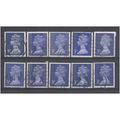 BULK STOCK.3p Ultramarine x 10.Type Unchecked.F...
