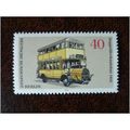 West Berlin Germany 1973 Buses 40pf Double Deck...