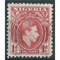 Nigeria 1938 SG50 1d Carmine Fine Used....