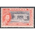 Bahamas stamps 1954 - SG201 - ½d black/red - In...