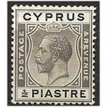 Cyprus 1924 SG104 1/2pi Brownish Black & Black ...