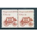 1898A 4c Stagecoach Fine MNH Dry Gum CNP Left 4...