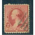Used 220 2c George Washington Fine Plus A14498