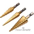 YATO professional metal step drill bit set 3pcs...
