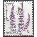 Moldova 2016 Fleur La sauge des forêts O Cachet...