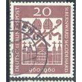 Germany 1960 - SG1252 - 20pf vermillion & red -...