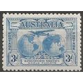 Australia 1932 SG122 3d Blue Mounted Mint .