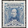 Australia 1930 SG118 3d Blue Mounted Mint .