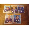 1966 Philadelphia Gum, 5-Nice Cards, #'s 19, 31...