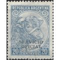 ARGENTINA, MAMMAL, Ganaderia, Official, blue 1938, 20c, #3