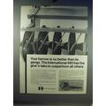 1968 IH International 480 Wing-type Disk Harrow Ad