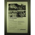1968 Lufthansa Airline Ad - Look at the Danube