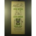 1950 Quaker State Motor Oil Ad - Runs better la...