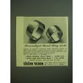 1974 Lillian Vernon Personalized Band Ring Ad - Personalized Band Ring $2.98