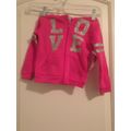 Diva Toddler Girls Child Pink Full Zip Hoodie S...