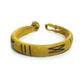 New Yellow Leather Bracelet