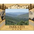 Park City Utah Laser Engraved Wood Picture Fram...