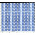 1393D, MNH 7¢ Misperf Freak Error Sheet of 100 ...