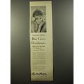 1954 Elizabeth Arden Blue Grass Deodorants Advertisement