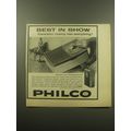 1959 Philco T-50 Baby Grand Radio Ad - Best in show ..transistor champ