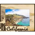Big Sur California Laser Engraved Wood Picture ...