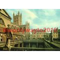 Roman Bath & the Abbey, Bath, Somerset, Postcard