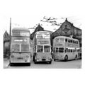 pu0572 - Bradford Trolleybuses 709 , 772 , 724 ...
