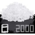 DGSL Tile Leveling System, 2000-Piece 1/8" Tile...