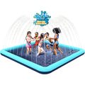127'' Splash Pad for Dogs, Non-Slip Sprinkler f...