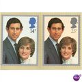 GB 1981 ROYAL WEDDING CHARLES & DIANA SET 2 MIN...