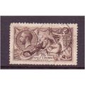 george V seahorse waterlow sepia 2/6d sg400 cv ...