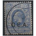German East Africa 1917 SG51 15c Bright Blue Fi...