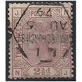 1879 SG141 2 1/2d Rosy-Mauve Plate 14 Fine Used...