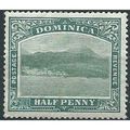 Dominica 1906 SG27a 1/2d Green & Grey-Green CSP...