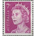 AUSTRALIA, Queen Elizabeth II, violet 1971, 7c, #4