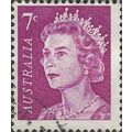 AUSTRALIA, Queen Elizabeth II, violet 1971, 7c, #7