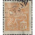 BRAZTL, Aviation, orange 1931, 100reis, #6