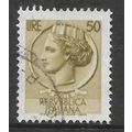 ITALY 1968 COIN OF SYRACUSE 50L OLIVE SG 1211 F...