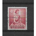 Australia.SG313 4d Queen Elizabeth II (Carmine-...