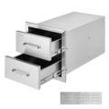 VEVOR Outdoor Kitchen Drawers 14W x 14.3H x 23D...