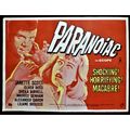 PARANOIAC (1963) original UK HAMMER Quad ***Jan...