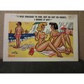 SAUCY SEASIDE POSTCARD 1967 postmark.. Sunny PE...