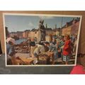 FISH MARKET, COPENHAGEN, DENMARK ..unused postc...