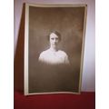 UNKNOWN LADY antique portrait b/w photograph by...