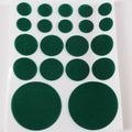 GREEN FELT PADS 40Pc Small-Large Self Adhesive ...