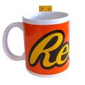 Reese's Peanut Butter Mug 12oz White And Orange...