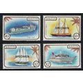 St. Kitts Ships 4v Specimen 1985 MNH SG#173-176