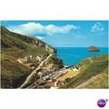 GB Postcard - Village & Gull Rock Trebarwith, T...