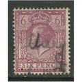 GB 1924 - 26 KGV 6d Purple Stamp Wmk 111 (G132